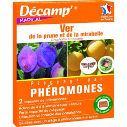 phéromones: ver de la prune et mirabelle 2 CAPSULES