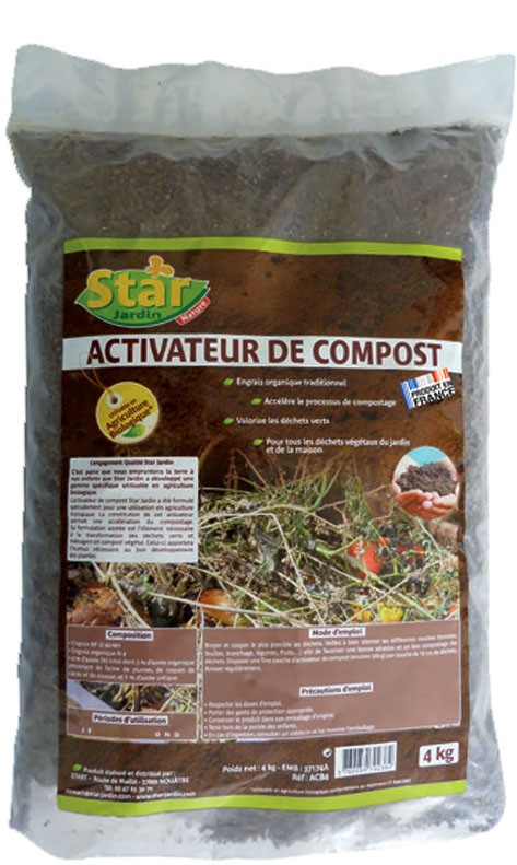 Activateur de compost UAB Promesse de Fleurs utilisable en Agriculture  Biologique 500g