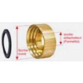 ADAPTATEUR DE CUVE LAITON DIAMETRE 98MM POUR CUVE 1000L