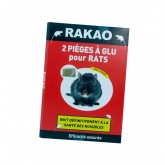 LOT DE 2 PLAQUES GLU RATS RAKAO