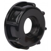 ADAPTATEUR DE CUVE PLASTIQUE DIAMETRE 60MM POUR CUVE 1000L SORTIE 1 POUCE 26/34