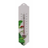 Thermomètre métal décoré 20 cm